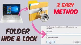 How to lock folder in Windows 11108  PCLaptop me Folder Lock kaise karen 3 Easy method