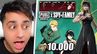 SPY FAMILY X PUBGM  اسکین های انیمه خانواده جاسوس