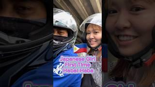 Japanese Girl First Time Trying Habal-Haba #philippines #shorts