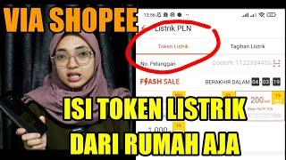 CARA ISI TOKEN LISTRIK LEWAT SHOPEE  ISI TOKEN LISTRIK LEWAT INDOMARET ALFAMART