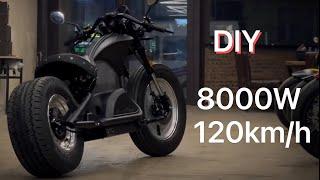 DIY 8000w 120kmh Rooder Mangosteen #Citycoco #Chopper Electric #Scooter rooder@roodergroup.com