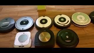 400 sub special 11 robots in 1 room ROOMBA and  BRAAVA party