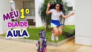 MEU PRIMEIRO DIA DE AULA - ROTINA VOLTA ÀS AULAS 2018  Luluca