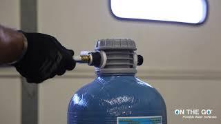 On The Go Portable Water Softener First Time Hookup Instructions