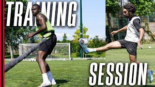 Inside Milanello Ball Possession and Fitness Work  Training Pre-season