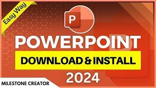 How To Download & Install Microsoft PowerPoint In PC  Latest-2024  