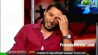 Shahid Afridi on spot fixing M.Aamir Salman Butt And M.Asif ......؟