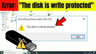 Remove Write Protection from USB Pendrive  The disk is write protected