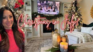 NEW CHRISTMAS IN JULY 2024  DECORATE WITH ME  CHRISTMAS 2024   @ashleijaaron