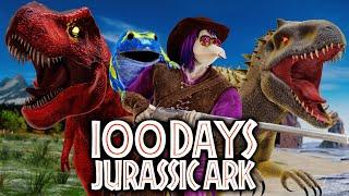 I spent 100 Days on Jurassic Ark and you wont believe what happened