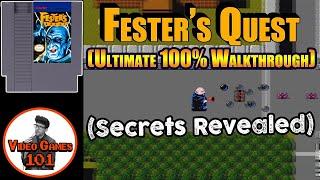 Festers Quest NES Walkthrough  Video Games 101