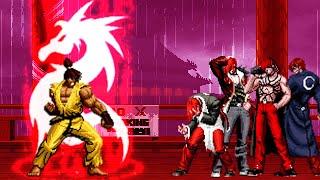 KOF VS SF Dragon Ken vs Iori Orochi Team