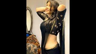 Priyanka jawalkar hot  priyanka exposing hot navel in saree