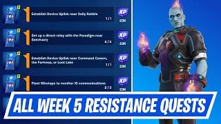 Complete Resistance Week 5 Quests Challenges Guide - How to Complete Week 5 Resistance Quests