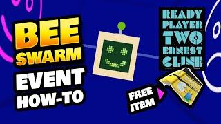 How to Complete Bee Swarm Sim Ready Player 2 Event & Get Book Hat on Roblox