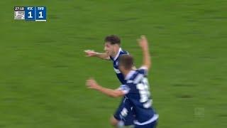 Leon Jensen Goal  Karlsruhe vs Darmstadt 2-1 Highlights  2. Bundesliga 202425