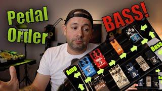 Basics & Fundamentals of BASS Effect Pedal Order w Sound Samples