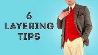 6 Tips On How To Layer Mens Clothes with Style - Clothing Layering Techniques in Classic Menswear