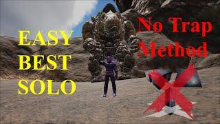 FINAL EASY and BEST SOLO Rock ElementalGolem taming NO TRAP  Ark Survival Evolved Tutorial