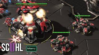 Marus IMPOSSIBLE DEFENSE - Starcraft 2 Maru vs. Dark