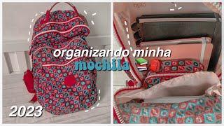 organizando minha mochila 2023 