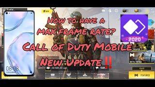 How to get a Max Framerate in Call of Duty Mobile 2021 New Update? Qihoo App 2020 ver.