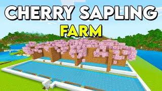  Easy 1.21 Cherry Sapling Farm - Minecraft Bedrock