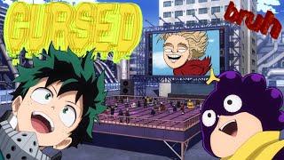 Class 1-A Reacts to Cursed MHA Images  My Hero Academia