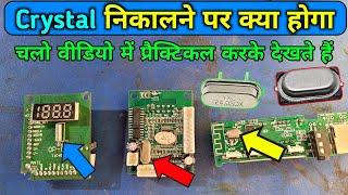 How To Crystal oscillator working in Hindi  Crystal types  Electronics Verma