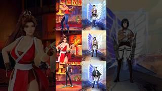 AOT or KOF #mlbb #mobilelegends #shortvideo #capcut #kof #attackontitan