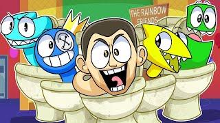 СКИБИДИ ТУАЛЕТЫ ЗАРАЗИЛИ РАДУЖНЫХ ДРУЗЕЙ  Rainbow Friends 2 - Анимации на русском