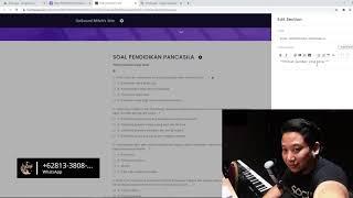Bagaimana Membedakan POINT  NILAI di setiap SOAL UJIAN di GOOGLE FORM memakai FORMFACADE