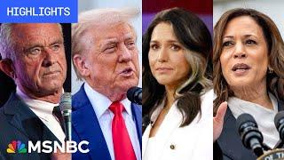 Countdown to the 2024 election Day 64  MSNBC Highlights