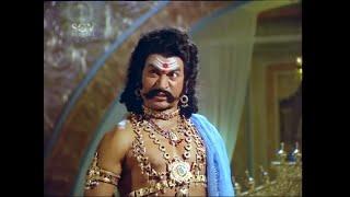 Dr.Rajkumar Nostalgic Powerful Dialogue Scene  Bhaktha Prahlada Kannada Movie Best Scene