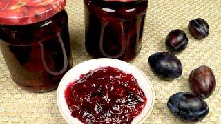 Сливовый конфитюр на зиму.  Вкус необыкновенный  Plum confiture for the winter