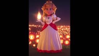 Princess Peach Fire Flower Power Up - The Super Mario Bros. Movie - Coming April 5th