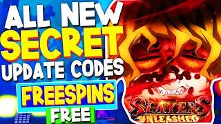 ALL SLAYERS UNLEASHED CODES Roblox Slayers Unleashed Codes