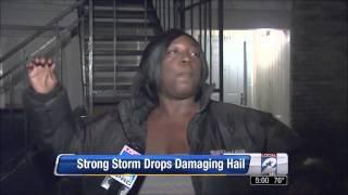 Kabooyow Lady Michelle Clark Describes Hail Storm On Local News In Houston Hilarious Video