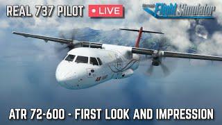 Real 737 Pilot LIVE  First Time Flying the “Expert Series” ATR  Tahiti – Bora-Bora - Tahiti