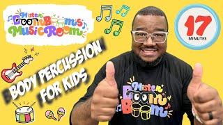 Body Percussion Songs for Kids with Mister Boom Boom  Music Class for Preschool & Kindergarten