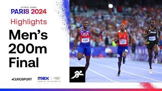 THRILLING FINISH  Mens 200m Olympic Final Highlights  #Paris2024 #Olympics