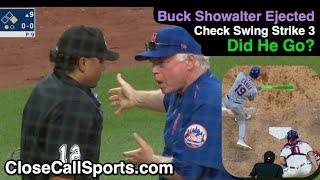 E118 - Buck Showalter Ejected After Erich Bacchus Calls Mark Canhas Check Swing Strike...Did He Go?