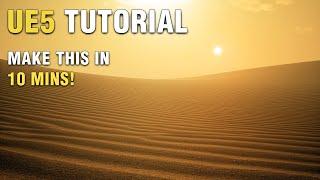 Unreal Engine 5 Beginner Tutorial  Desert Landscape