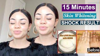 15 Minutes Instant Skin Whitening  DIY Home Remedy SHOCKING RESULT - Foaming Facial Bleach