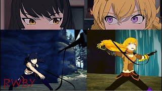 RWBY - Blake and Yang Fighting Moments