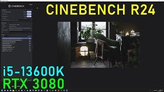 Cinebench R24 RTX 3080 OC  13600K 5.2GHz