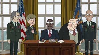 The President moments  Rick and morty
