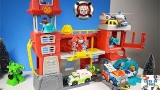 Playskool Heroes Transformers Rescue Bots Griffin Rock Firehouse Headquarters Playset