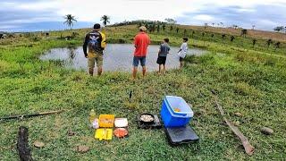 VOLTAMOS NA VALA DAS TRAÍRAS. Pescando e fritando na hora.