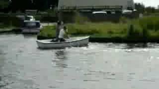 Boating Struggle at Potter Heigham